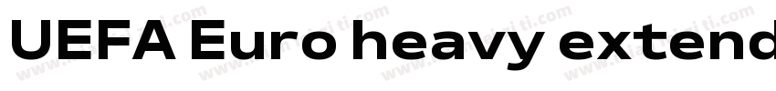 UEFA Euro heavy extended字体转换